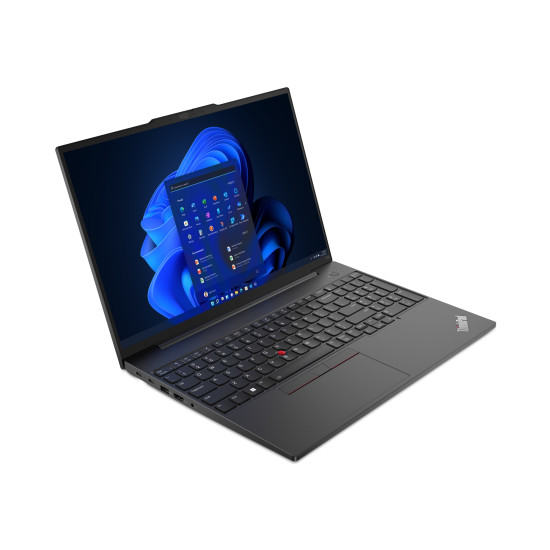 Lenovo ThinkPad E16 AMD Ryzen™ 5 7530U Laptop 40.6 cm (16") WUXGA 16 GB DDR4-SDRAM 512 GB SSD Wi-Fi 6 (802.11ax) Windows 11 Pro Black