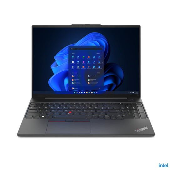 Lenovo ThinkPad E16 Intel® Core™ i5 i5-1335U Laptop 40.6 cm (16") WUXGA 16 GB DDR4-SDRAM 256 GB SSD Wi-Fi 6 (802.11ax) Windows 11 Pro Black