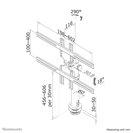 Neomounts desk monitor arm