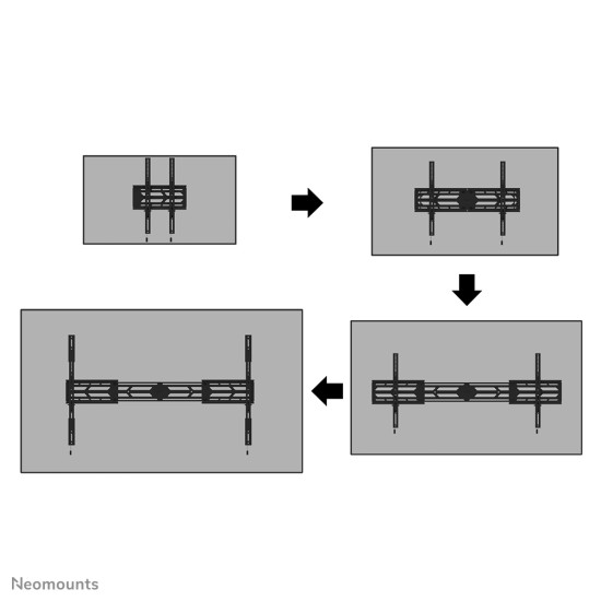 Neomounts heavy duty TV wall mount