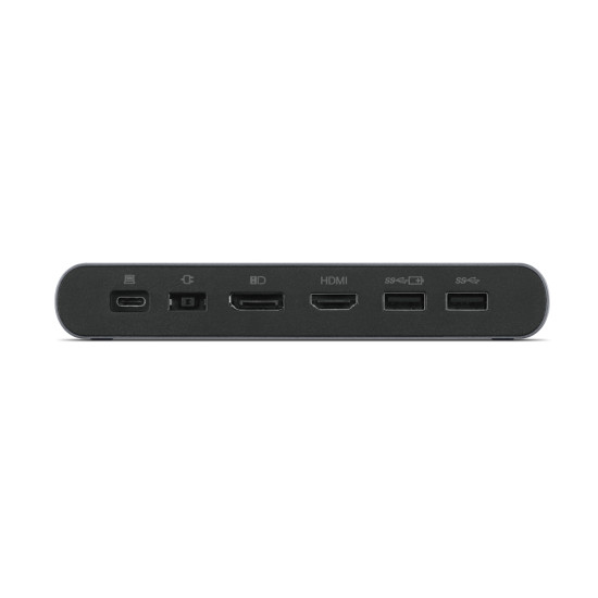 Lenovo 40B30090EU laptop dock/port replicator 2 x USB 3.2 Gen 2 (3.1 Gen 2) Type-C Grey