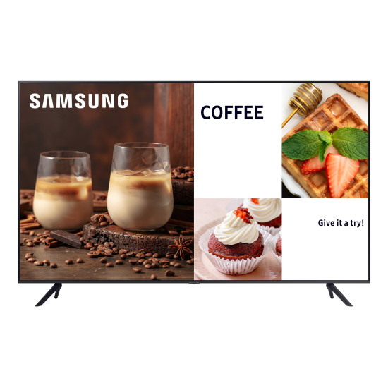 Samsung BE65C-H Digital signage flat panel 165.1 cm (65") LED Wi-Fi 4K Ultra HD Black Built-in processor Tizen