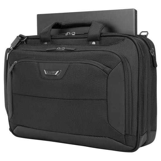 Targus CUCT02UA15EU laptop case 39.6 cm (15.6") Briefcase Black