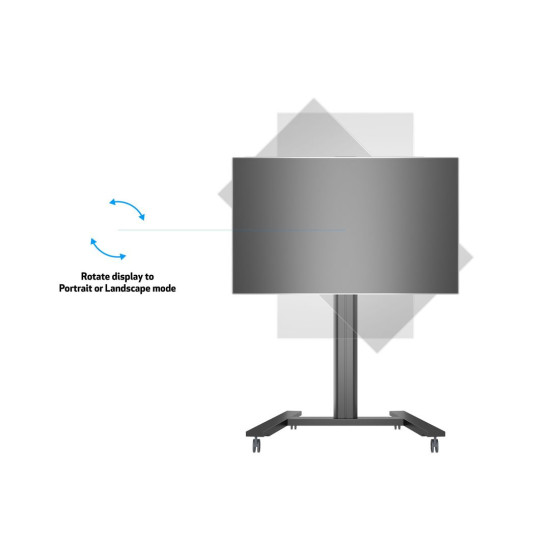 Multibrackets M Public Display Stand 145 HD Single Black