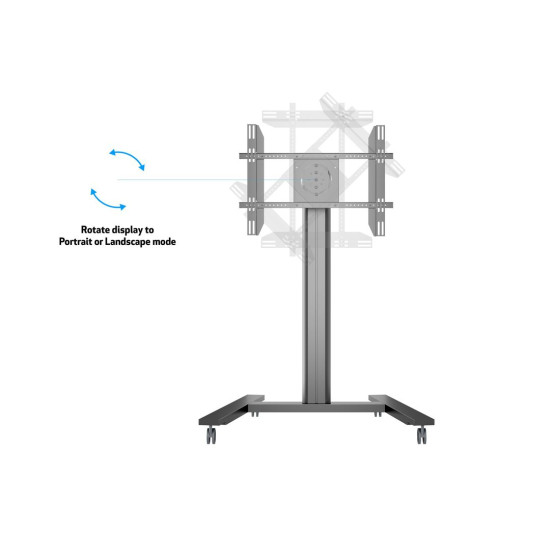 Multibrackets M Public Display Stand 145 HD Single Black