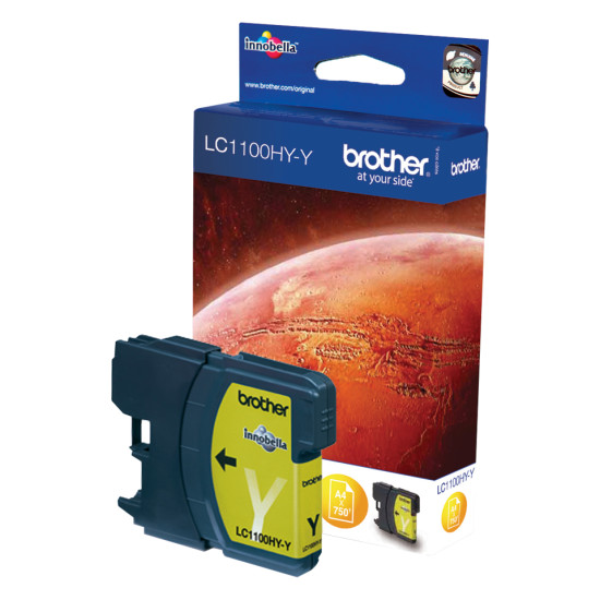 Brother LC-1100HYY ink cartridge 1 pc(s) Original Yellow