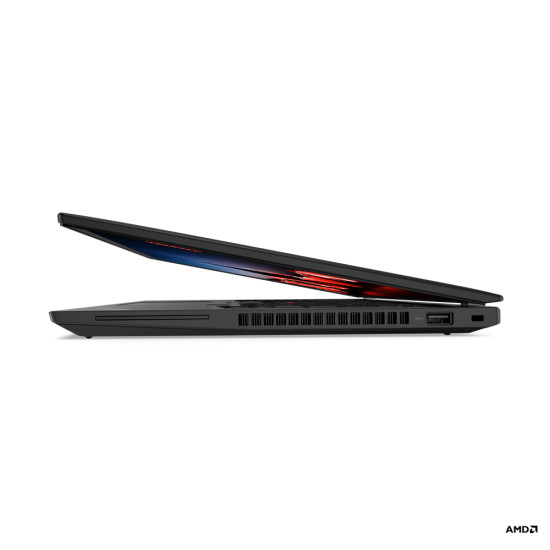 Lenovo ThinkPad T14 AMD Ryzen™ 7 PRO 7840U Laptop 35.6 cm (14") WUXGA 16 GB LPDDR5x-SDRAM 512 GB SSD Wi-Fi 6E (802.11ax) Windows 11 Pro Black