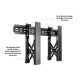 Multibrackets M Public Video Wall Mount Push 40-70" Black