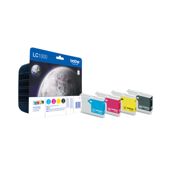 Brother LC-1000VALBPDR ink cartridge Original Black, Cyan, Magenta, Yellow