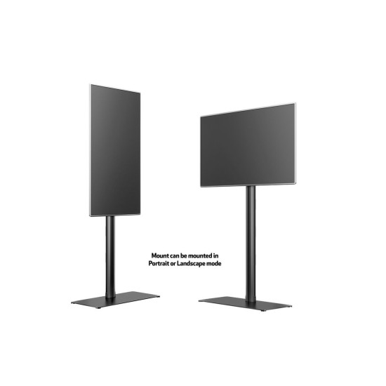 Multibrackets M Display Stand 180 Single Black w. Floorbase