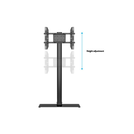 Multibrackets M Display Stand 180 Single Black w. Floorbase