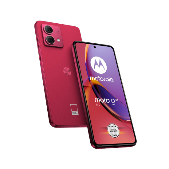 Motorola Moto G Moto G84 16.6 cm (6.55") Hybrid Dual SIM Android 13 5G USB Type-C 12 GB 256 GB 5000 mAh Magenta