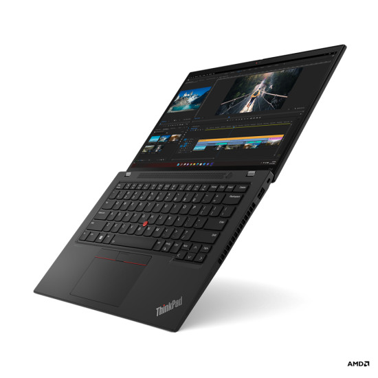 Lenovo ThinkPad T14 AMD Ryzen™ 7 PRO 7840U Laptop 35.6 cm (14") WUXGA 16 GB LPDDR5x-SDRAM 512 GB SSD Wi-Fi 6E (802.11ax) Windows 11 Pro Black