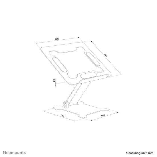 Neomounts foldable laptop stand