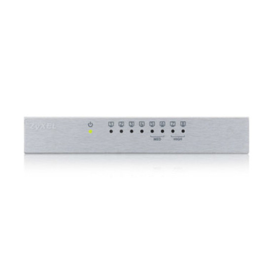 Zyxel GS-108B V3 Unmanaged L2+ Gigabit Ethernet (10/100/1000) Silver