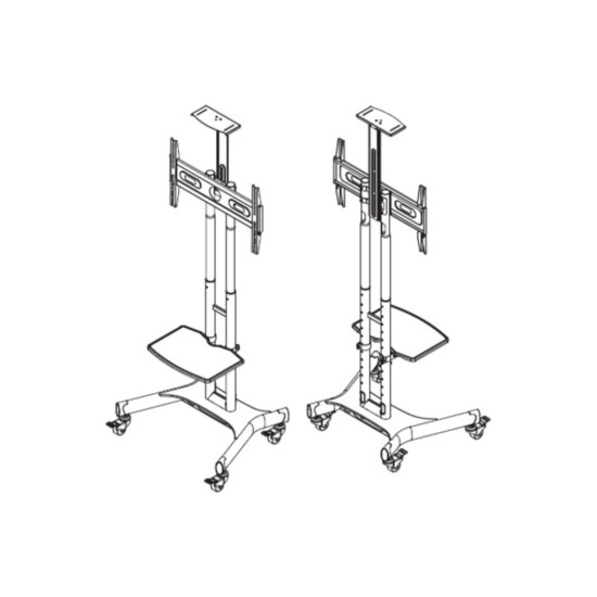 Multibrackets M Public Floorstand Basic 150 incl shelf & camera holder