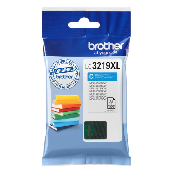 Brother LC-3219XLC ink cartridge 1 pc(s) Original High (XL) Yield Cyan