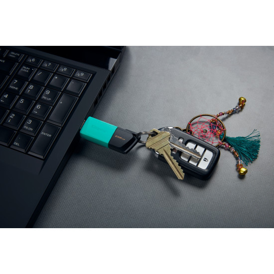 Kingston Technology DataTraveler 256GB USB3.2 Gen1 Exodia M (Black + Teal)