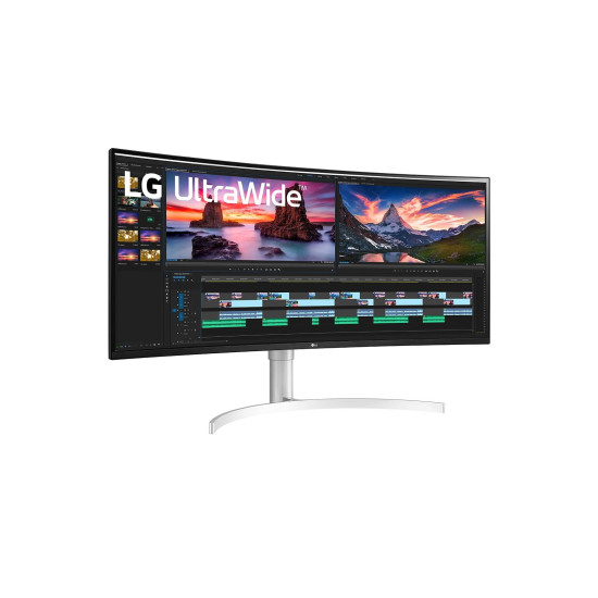 LG 38WN95CP-W computer monitor 96.5 cm (38") 3840 x 1600 pixels Quad HD+ QLED White