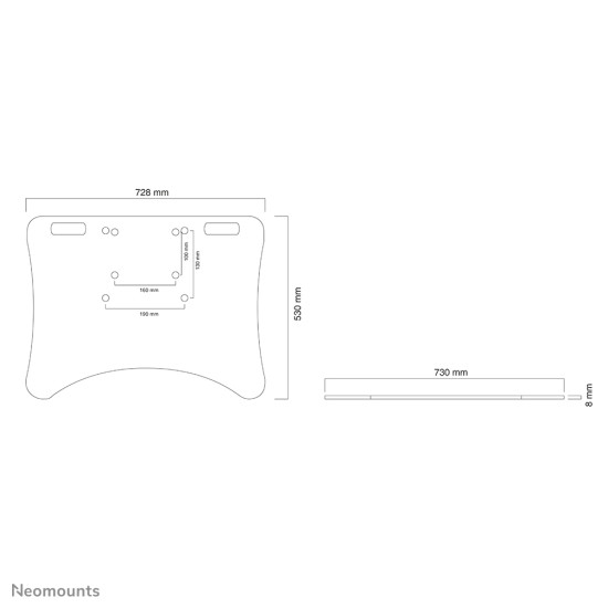 Neomounts floor plate