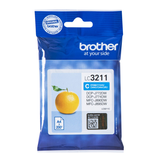 Brother LC-3211C ink cartridge Original Standard Yield Cyan