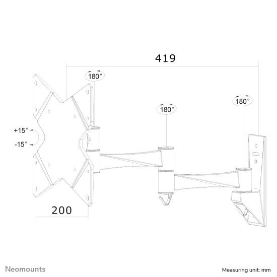 Neomounts tv wall mount