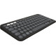 Logitech Pebble Keys 2 K380s keyboard Universal RF Wireless + Bluetooth QWERTY Danish, Finnish, Norwegian, Swedish Graphite