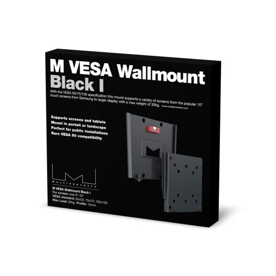 Multibrackets M VESA Wallmount I Black 50x50 75x75 100x100