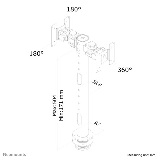 Neomounts desk monitor arm