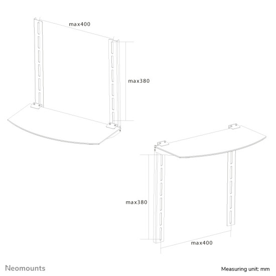 Neomounts mediaplayer holder