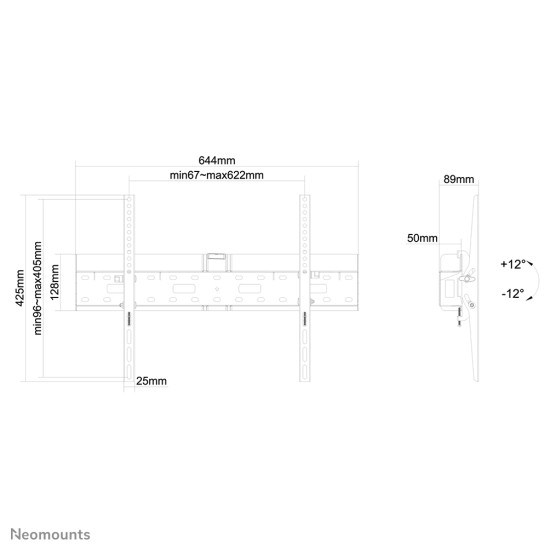 Neomounts tv wall mount