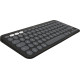 Logitech Pebble 2 Combo for Mac keyboard Mouse included Universal RF Wireless + Bluetooth QWERTY US International Graphite