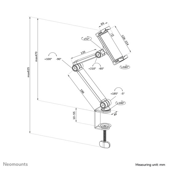 Neomounts tablet mount