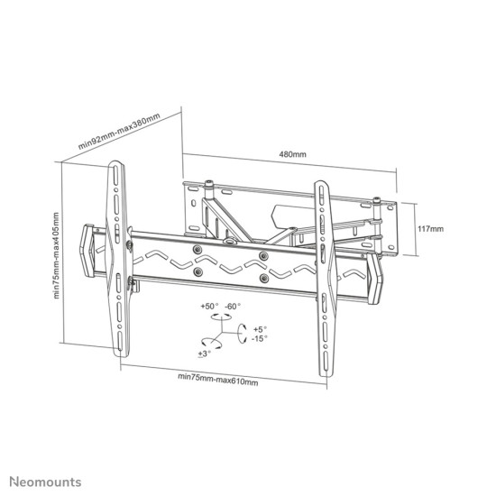 Neomounts tv wall mount