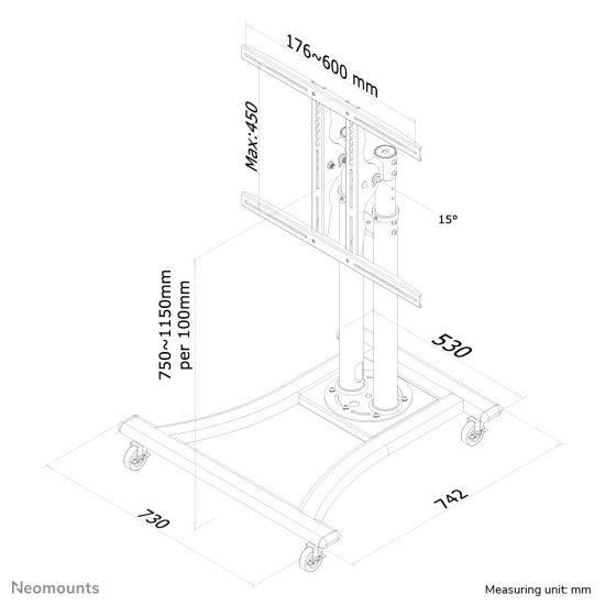 Neomounts floor stand