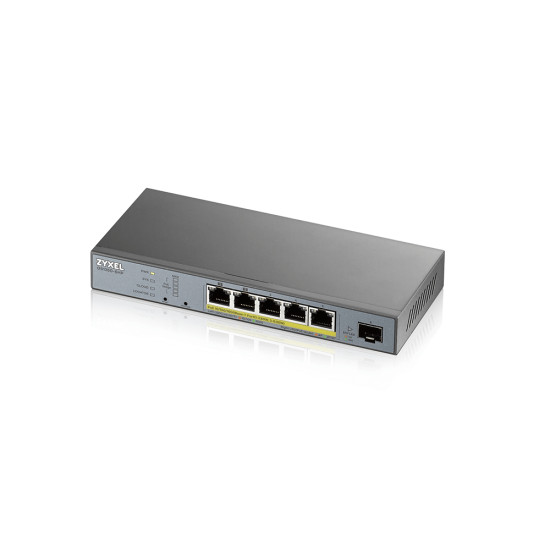 Zyxel GS1350-6HP-EU0101F network switch Managed L2 Gigabit Ethernet (10/100/1000) Power over Ethernet (PoE) Grey