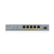 Zyxel GS1350-6HP-EU0101F network switch Managed L2 Gigabit Ethernet (10/100/1000) Power over Ethernet (PoE) Grey