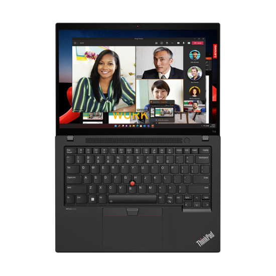 Lenovo ThinkPad T14 Intel® Core™ i7 i7-1355U Laptop 35.6 cm (14") WUXGA 16 GB DDR5-SDRAM 512 GB SSD Wi-Fi 6E (802.11ax) Windows 11 Pro Black