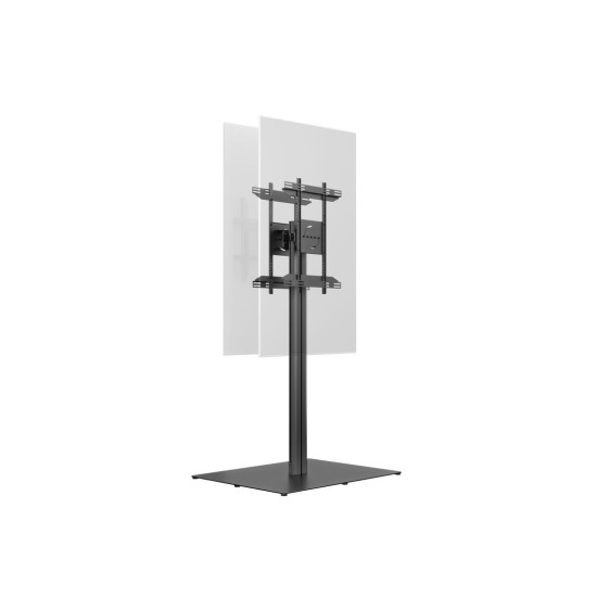 Multibrackets M Public Display Stand 180 HD Back to Back Black w. Floorbase