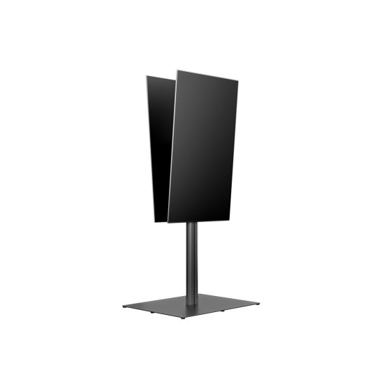 Multibrackets M Public Display Stand 180 HD Back to Back Black w. Floorbase