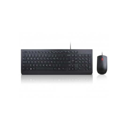 Lenovo 4X30L79928 keyboard Mouse included Universal USB QWERTY Estonian Black