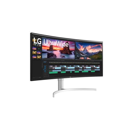 LG 38WN95CP-W computer monitor 96.5 cm (38") 3840 x 1600 pixels Quad HD+ QLED White