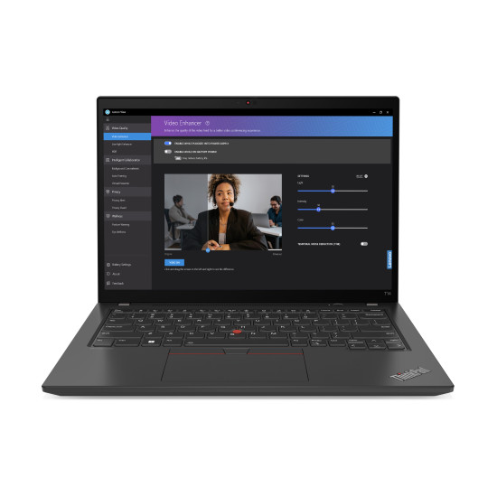 Lenovo ThinkPad T14 Intel® Core™ i5 i5-1335U Laptop 35.6 cm (14") WUXGA 16 GB DDR5-SDRAM 256 GB SSD Wi-Fi 6E (802.11ax) Windows 11 Pro Black