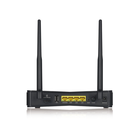 Zyxel LTE3301-PLUS wireless router Gigabit Ethernet Dual-band (2.4 GHz / 5 GHz) 4G Black