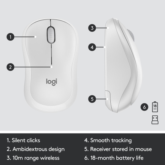 Logitech MK295 Silent Wireless Combo