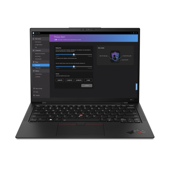 Lenovo ThinkPad X1 Carbon Intel® Core™ i7 i7-1355U Laptop 35.6 cm (14") Touchscreen WUXGA 16 GB LPDDR5-SDRAM 512 GB SSD Wi-Fi 6E (802.11ax) Windows 11 Pro Black