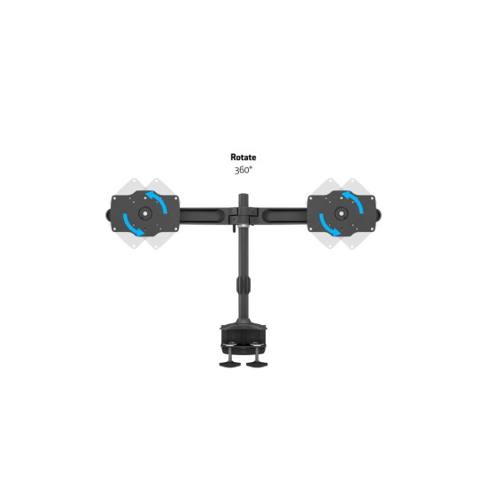 Multibrackets M VESA Desktopmount Dual Desk Clamp 24"-32"