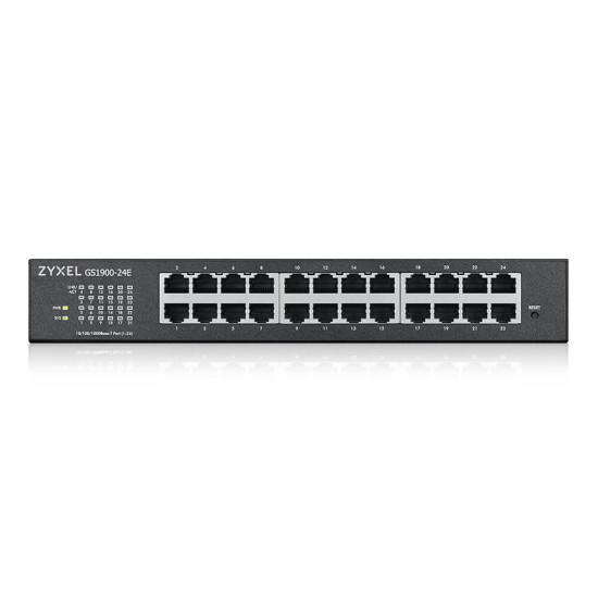 Zyxel GS1900-24E-EU0103F network switch Managed L2 Gigabit Ethernet (10/100/1000) 1U Black