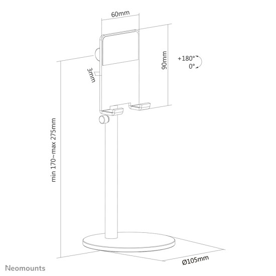 Neomounts phone stand