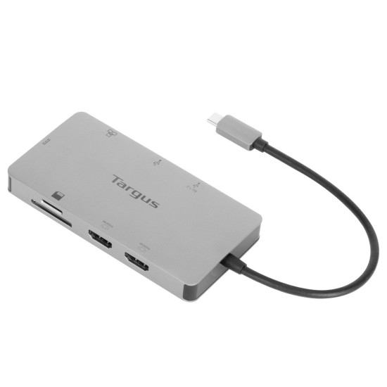 Targus DOCK423EU laptop dock/port replicator Wired USB 3.2 Gen 1 (3.1 Gen 1) Type-C Silver